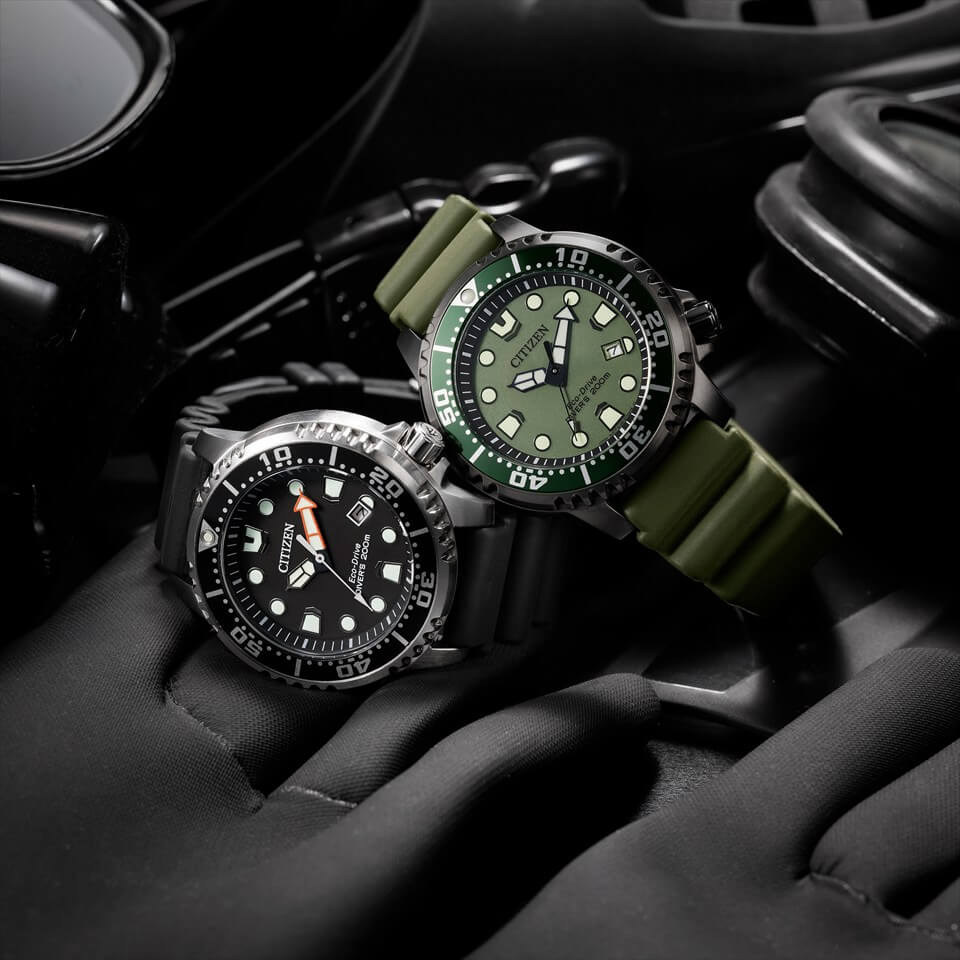 CITIZEN Promaster Marine BN0156-05E Diver Watch Eco-Drive 200m