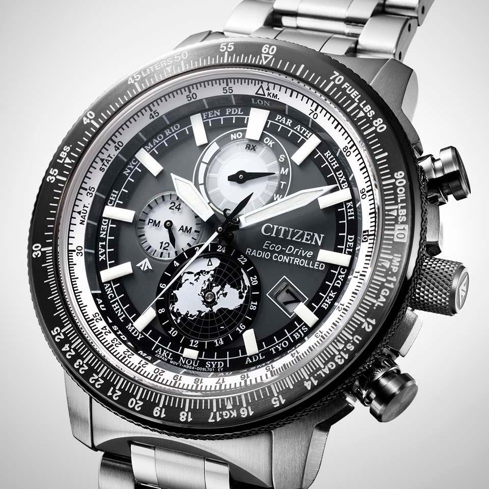 Citizen Promaster SKY BY3006-53H Eco-Drive Geo Trekker Pilot Watch