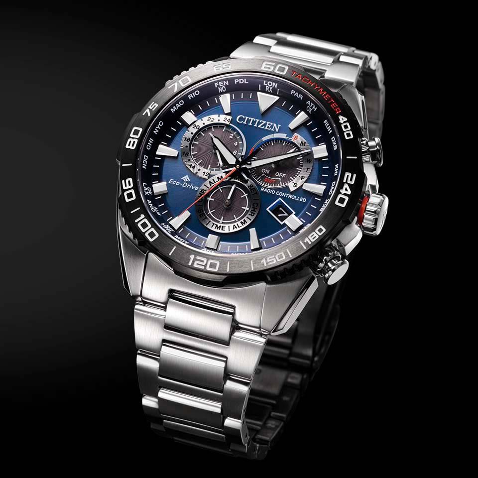 Citizen PROMASTER LAND CB5034-82L Eco-Drive Radio Controlled Chronograph Watch