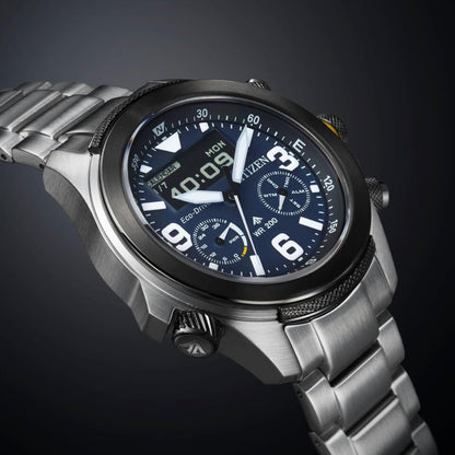 Citizen PROMASTER LAND JV1006-51L Eco-Drive Analog Digital Watch