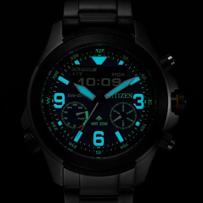 Citizen PROMASTER LAND JV1006-51L Eco-Drive Analog Digital Watch