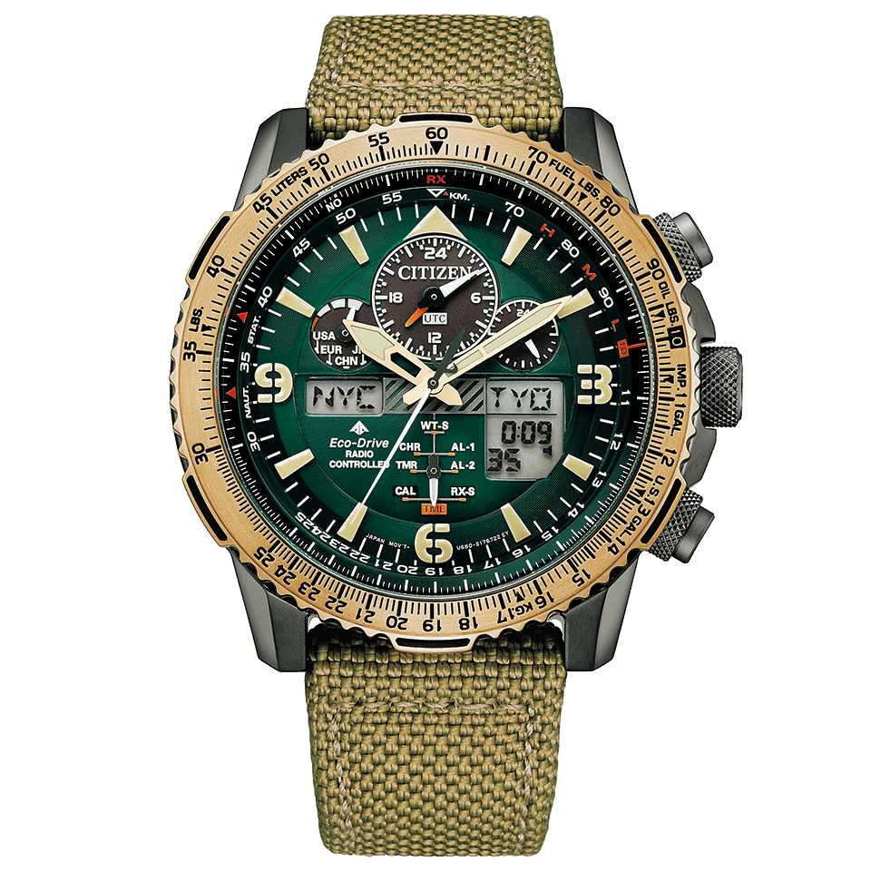 Citizen Promaster SKY JY8074-11X Eco-Drive Radio Controlled Pilot Watch