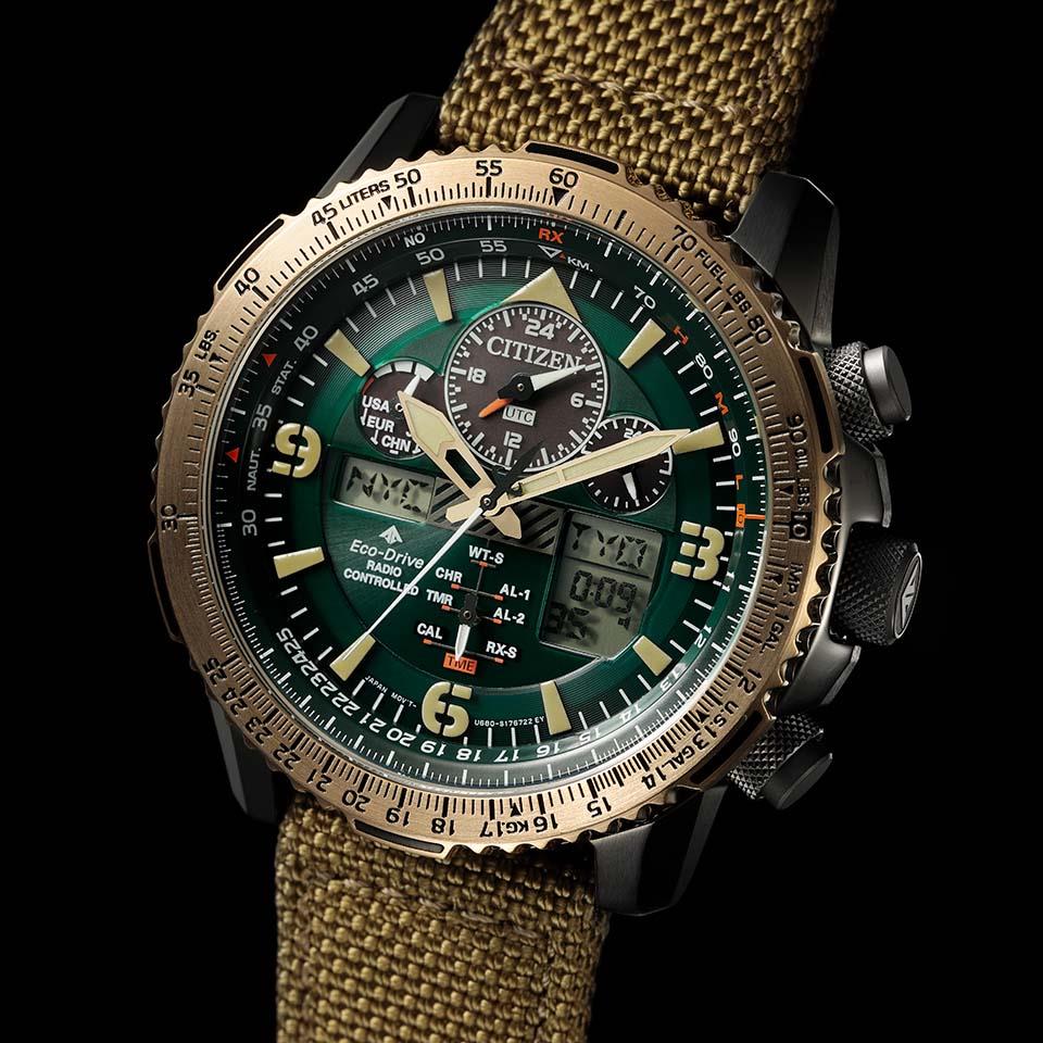 Citizen Promaster SKY JY8074-11X Eco-Drive Radio Controlled Pilot Watch