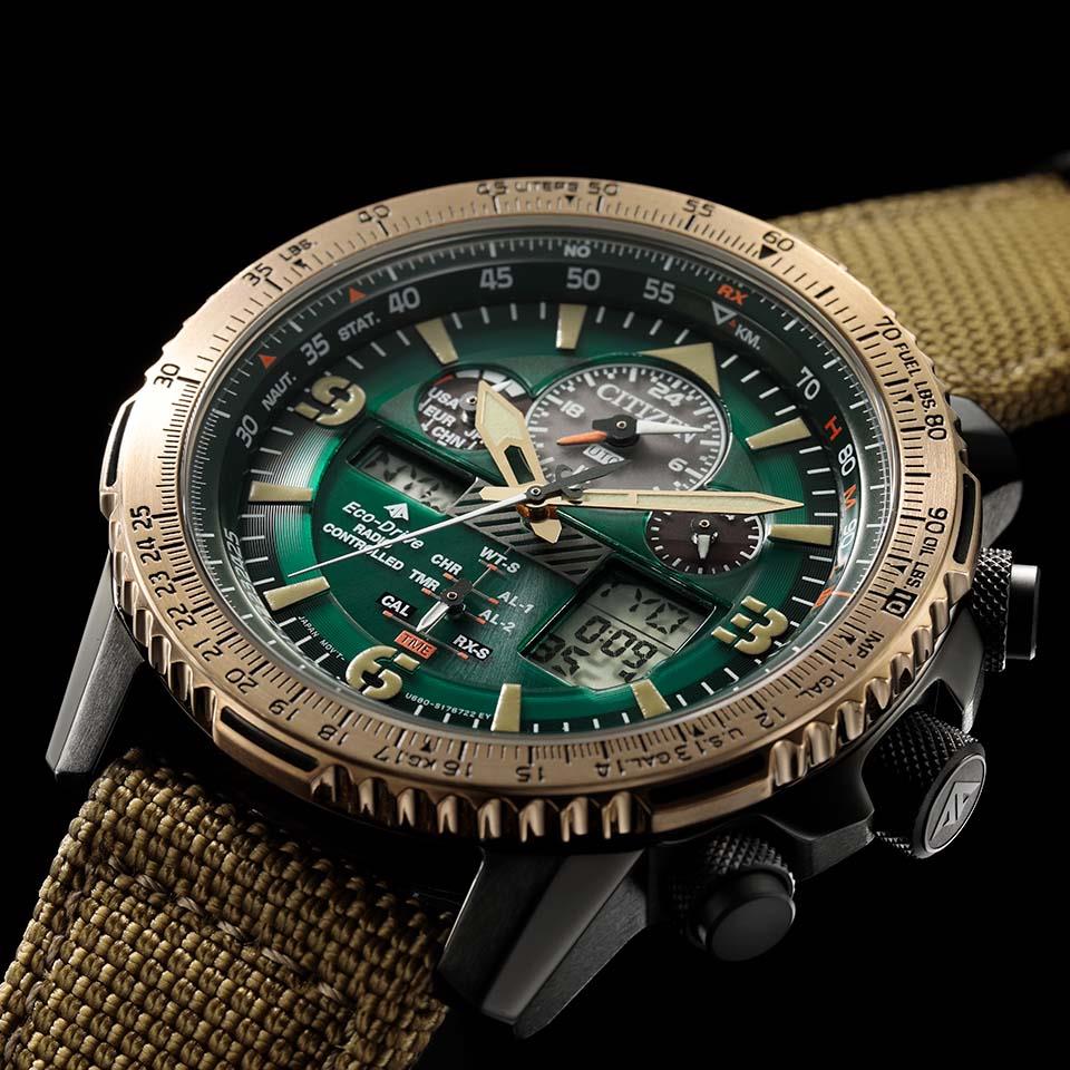 Citizen Promaster SKY JY8074-11X Eco-Drive Radio Controlled Pilot Watch