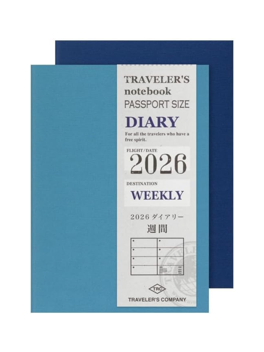 Traveler’s Notebook 2026 Weekly Refill