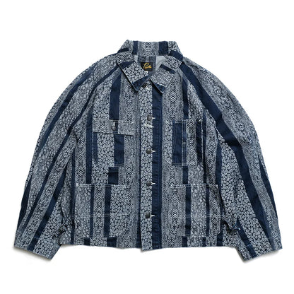 NEEDLES COVERALL 10OZ DENIM PYTHON JACQUARD Coverall