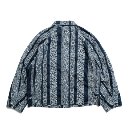NEEDLES COVERALL 10OZ DENIM PYTHON JACQUARD Coverall