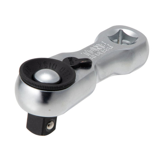 TONE Stubby Ratchet Handle 9.5 mm (3/8") Drive RH3HSS3