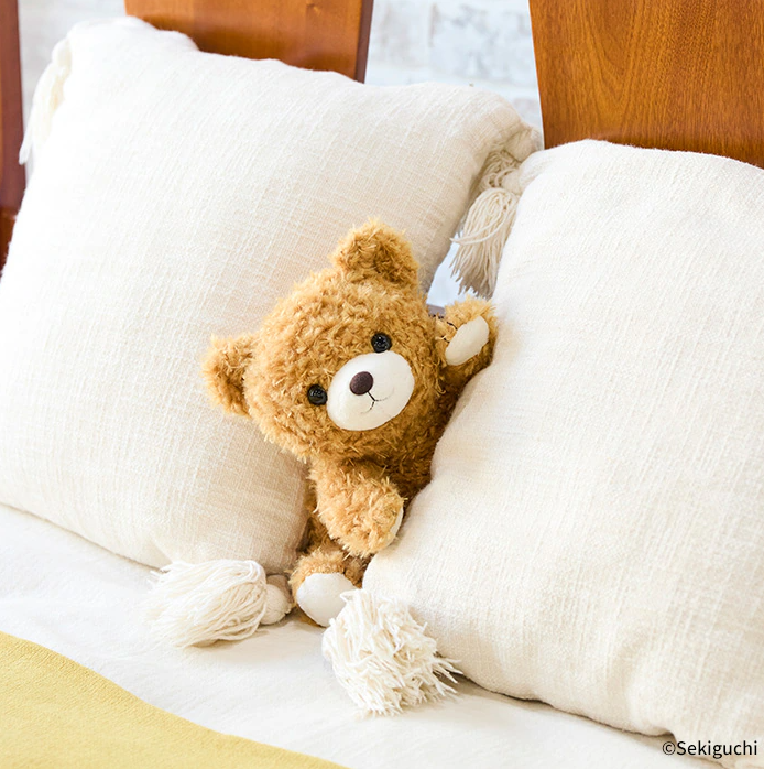 Sekiguchi Playful Teddy Bear Plush Soft Poseable Stuffed Animal