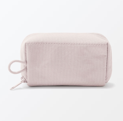 Wrinkle Nylon Wide Opening Mini Pouch