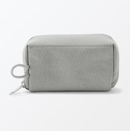 Wrinkle Nylon Wide Opening Mini Pouch