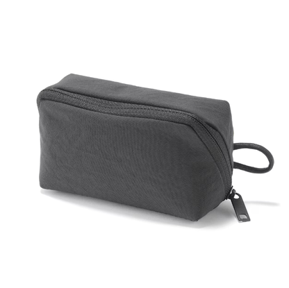 Wrinkle Nylon Wide Opening Mini Pouch