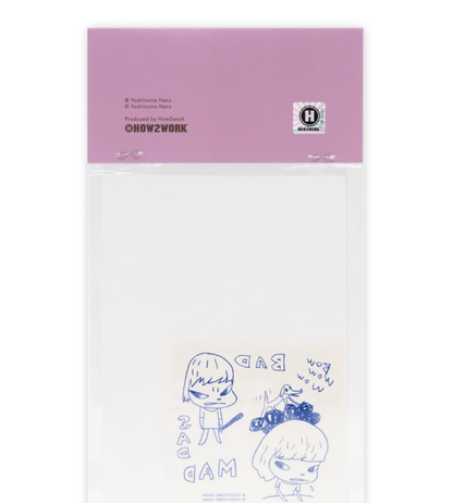 Yoshitomo Nara Tattoo Sticker Set Temporary Body Art
