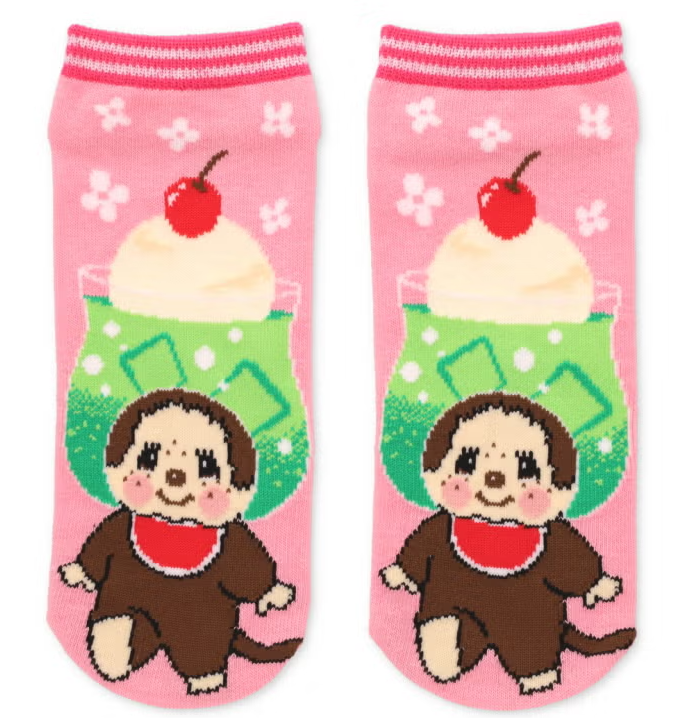 Monchhichi Ankle Socks Cafe Theme Food Design