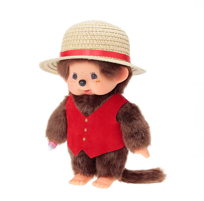 Monchhichi x Netflix One Piece Luffy Plush S Size