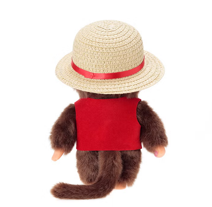 Monchhichi x Netflix One Piece Luffy Plush S Size