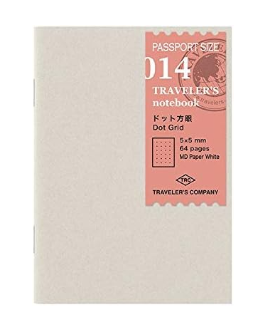 Traveler's Company Passport Size Notebook Refill – Dot Grid 3 Pack