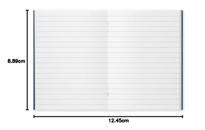 Traveler's Company Passport Size Notebook Refill – Lined MD Paper (3 Pack)