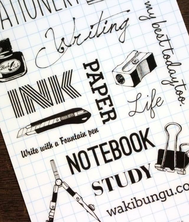 Waki Stationery Traveler’s Notebook Underlay Board – Passport Size