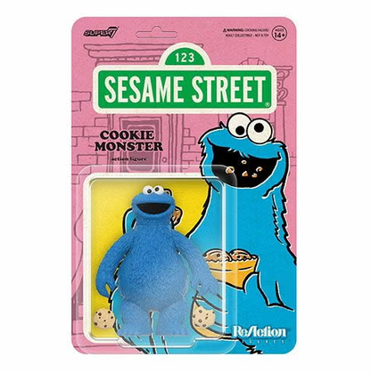 Sesame Street Cookie Monster ReAction 3.75-Inch Action Figure Series 2