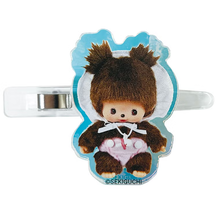 Monchhichi Aurora Acrylic Hair Clip Set – Bebichhichi Character 2 Pack