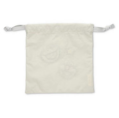 Sesame Street Embroidered Drawstring Pouch Gray