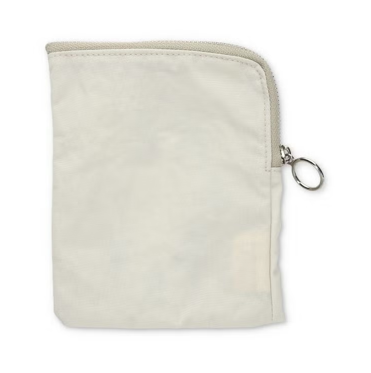 Sesame Street Embroidered Mini Flat Pouch Gray
