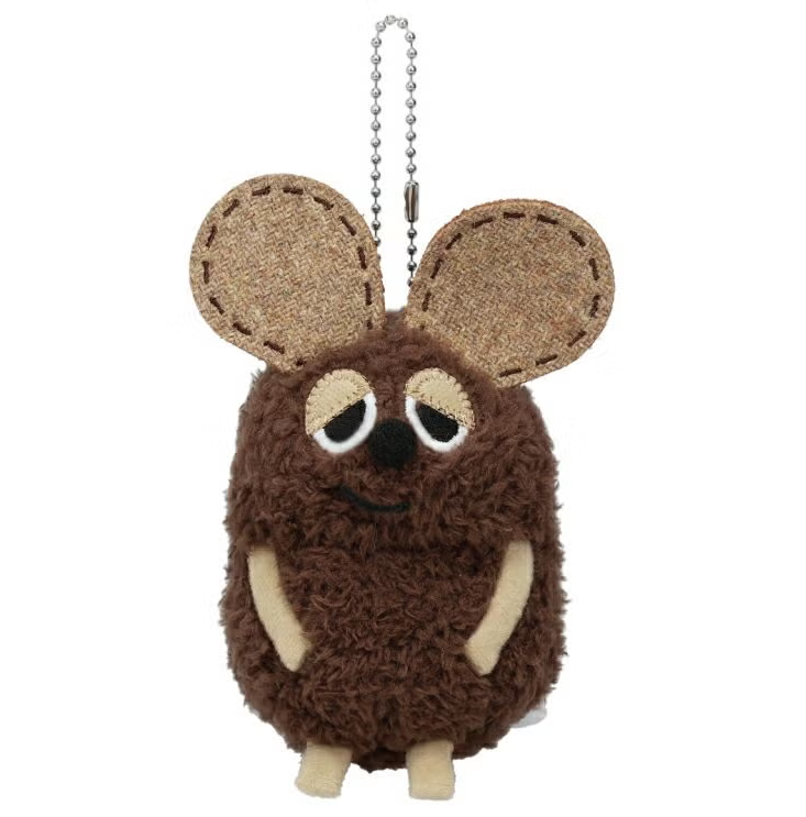 Leo Lionni Frederick Mascot Plush Keychain - Brown Mouse