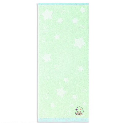 Monchhichi Kira Kira Star Cotton Face Towel – Green