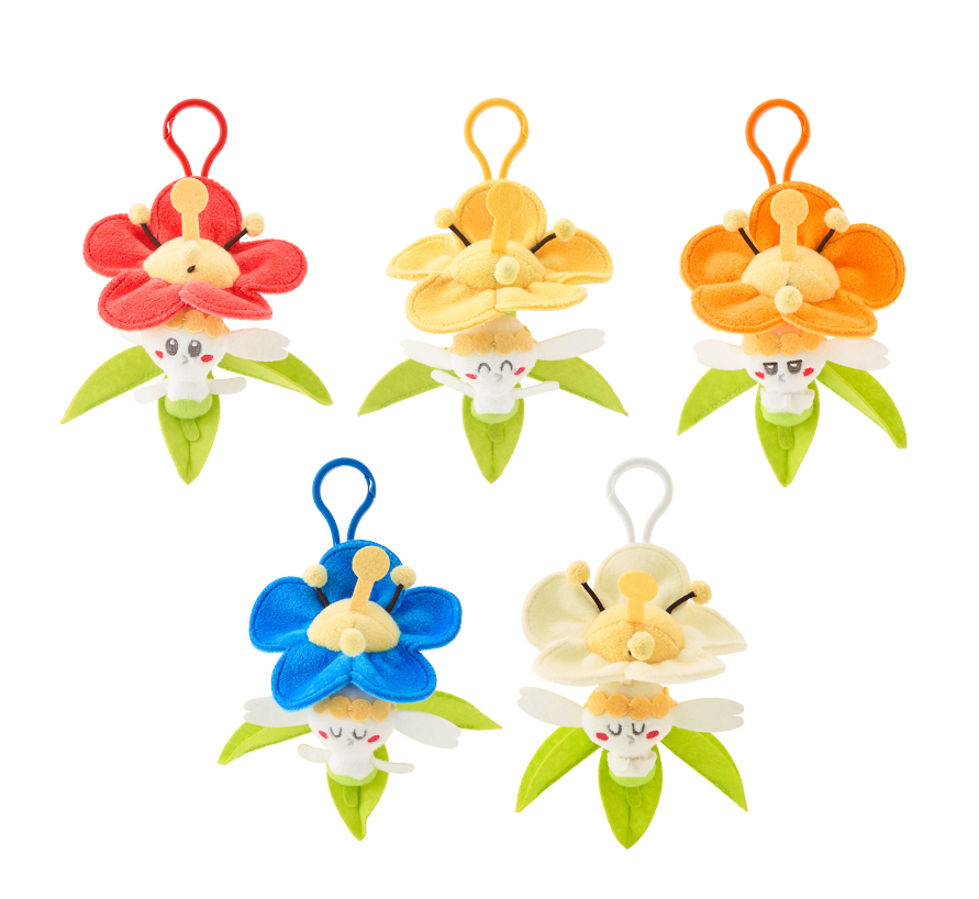 Pokemon Flabébé Plush Mascot Orange Flower