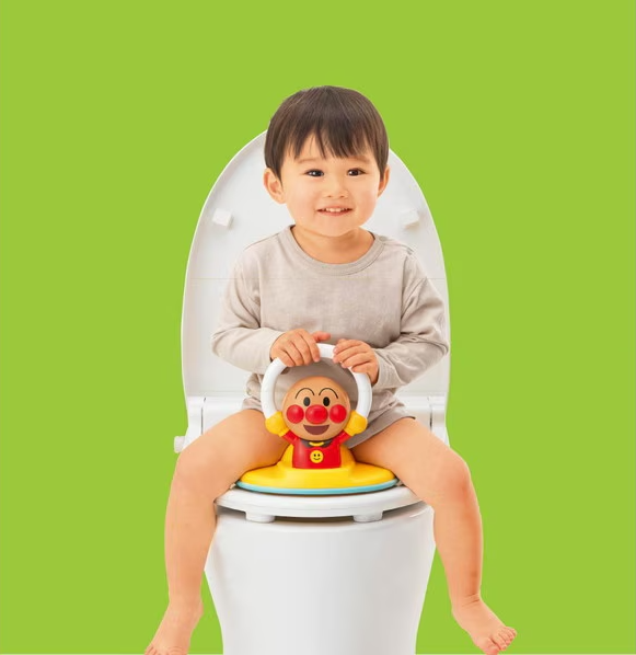 Agatsuma Anpanman 3-in-1 Toddler Toilet Training Seat with Sound Music