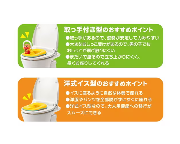 Agatsuma Anpanman 3-in-1 Toddler Toilet Training Seat with Sound Music