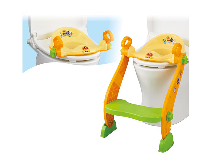 Anpanman 2 Way Toilet Training Seat with Step