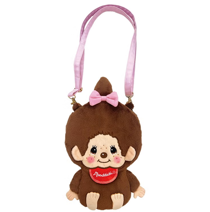 Monchhichi Plush Pochette Crossbody Bag