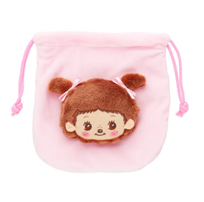 Monchhichi Babychichi Mascot Drawstring Pouch