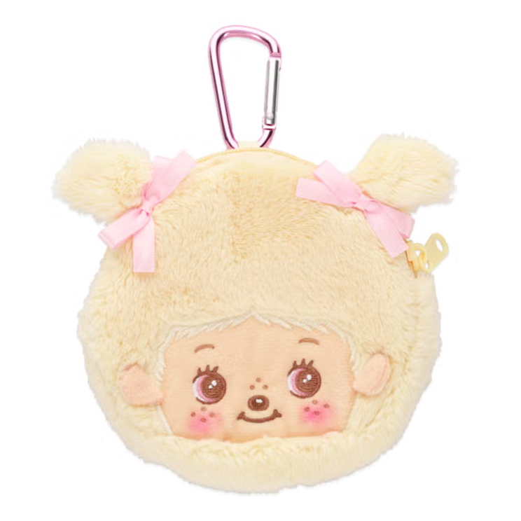 Monchhichi Babychichi Sweet Color Mini Pouch with Carabiner