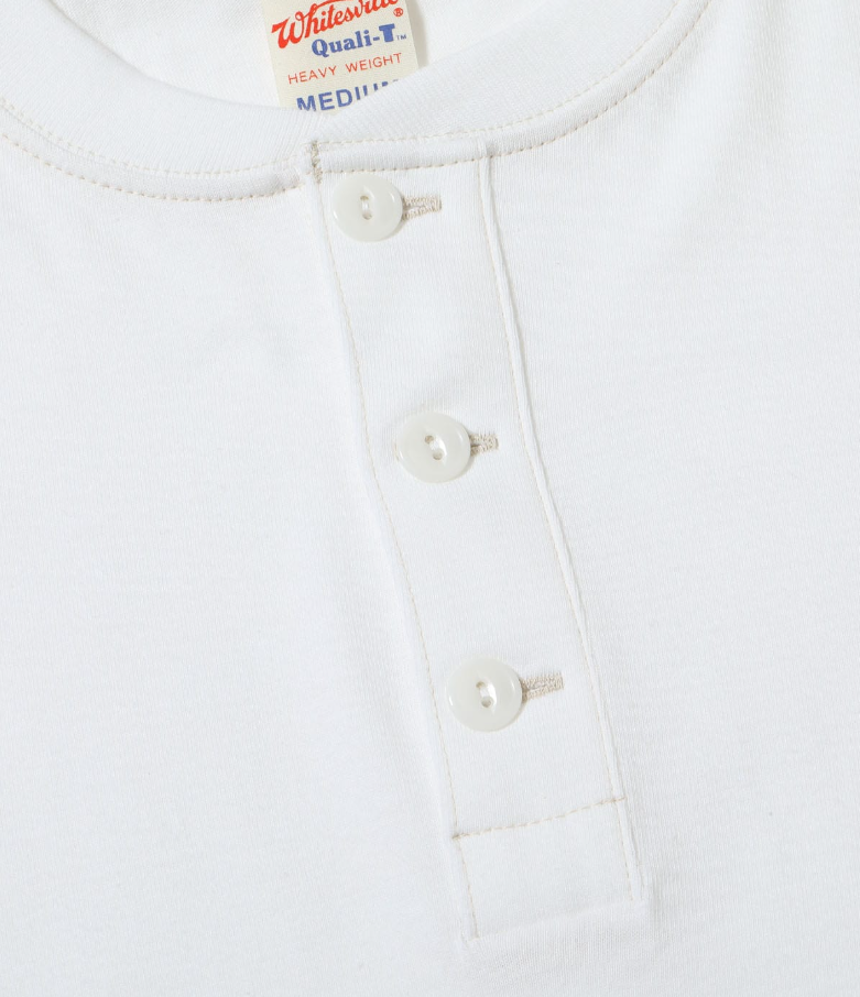 Whitesville WV79681 Henley Neck Pack T-Shirt Cotton 1-Piece
