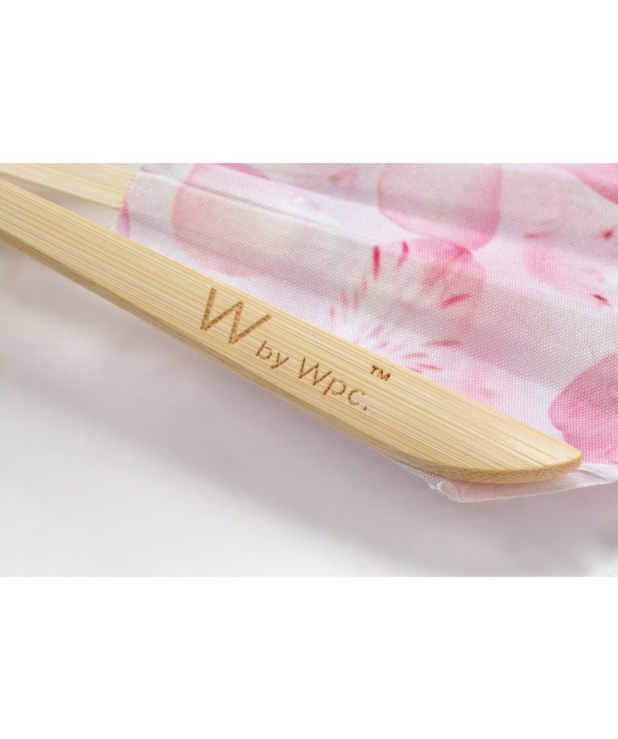 Plantica × Wpc Flower Art Folding Fan
