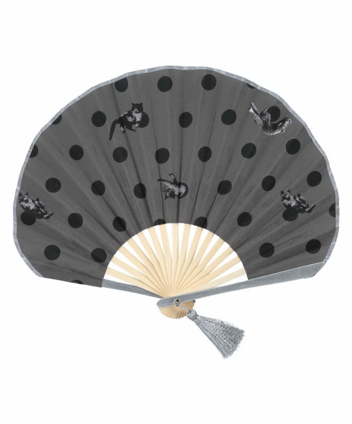 Wpc × Masayuki Oki Monochrome Dot Fan
