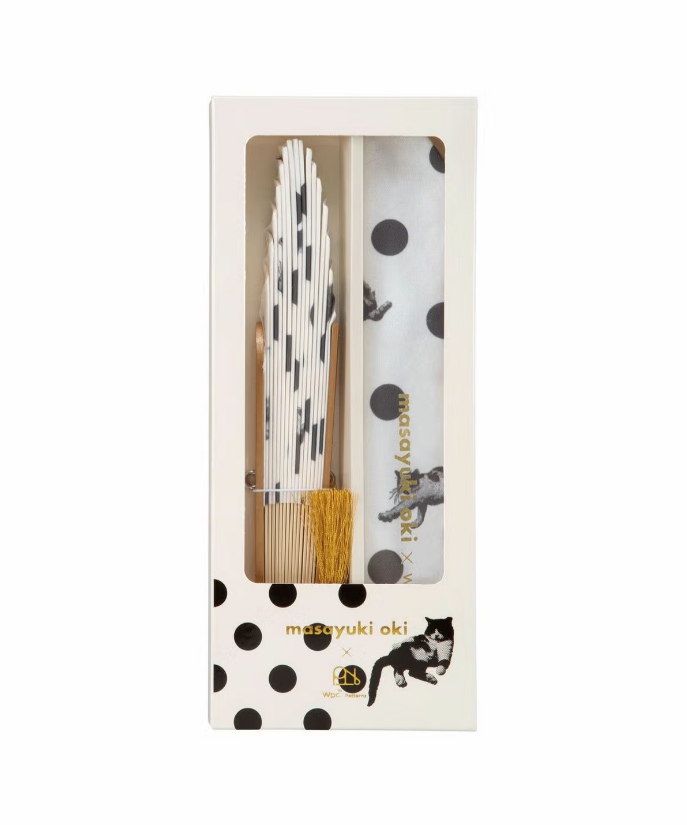 Wpc × Masayuki Oki Monochrome Dot Fan