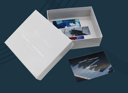 EVANGELION×NADAYA Quatre Mains Leather Trifold Wallet – Shinji & Kaworu Model 13