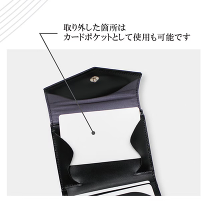 EVANGELION×NADAYA Quatre Mains Leather Trifold Wallet – Shinji & Kaworu Model 13