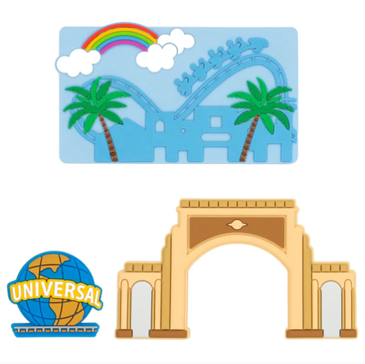 Universal Globe Magnet Set – 3-Piece PVC Magnets