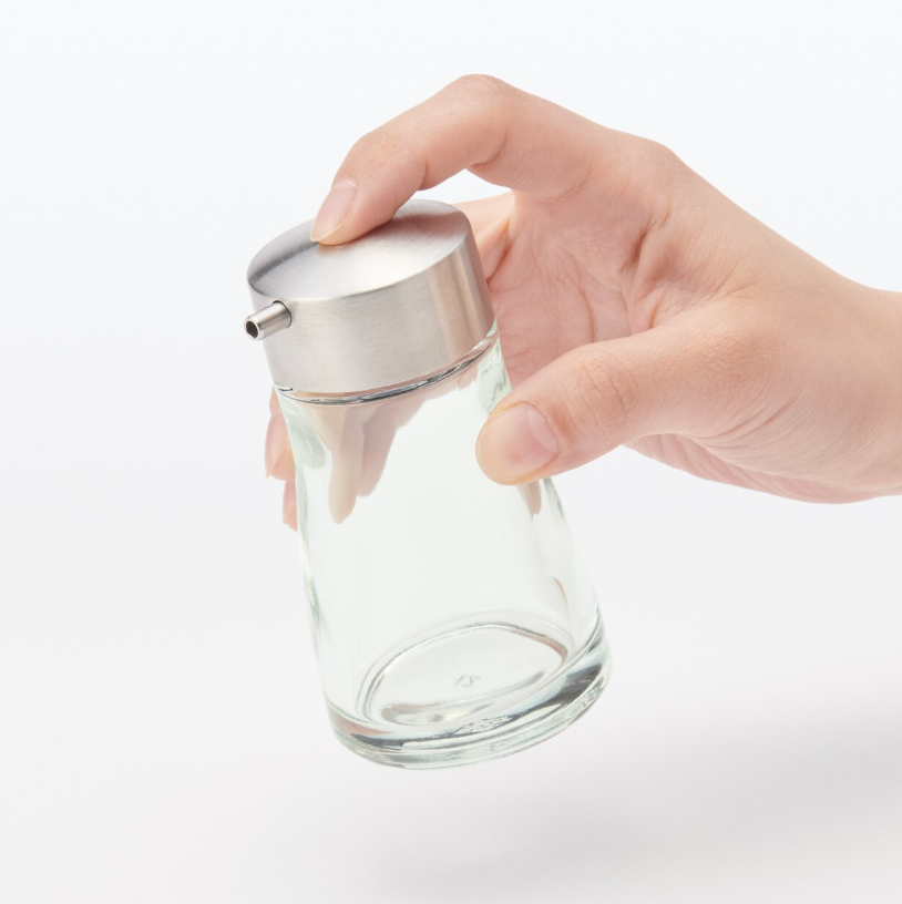 MUJI Small Glass Soy Sauce Dispenser 85ml