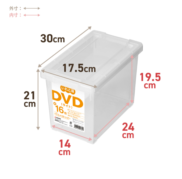 TENMA Iretoko Clear Storage Box Series