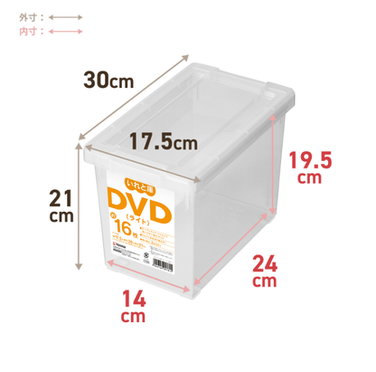 TENMA Iretoko Clear Storage Box Series