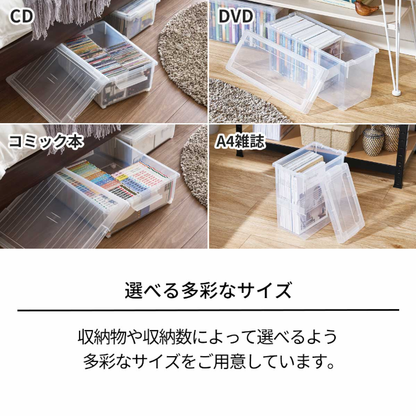 TENMA Iretoko Clear Storage Box Series