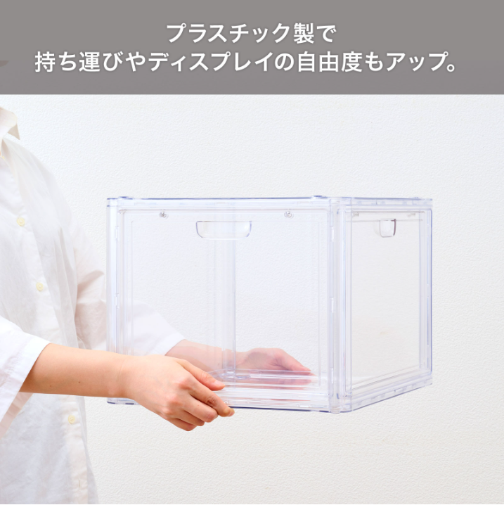 TENMA Clear Display Case Set (3 / 4 Tier Stackable)