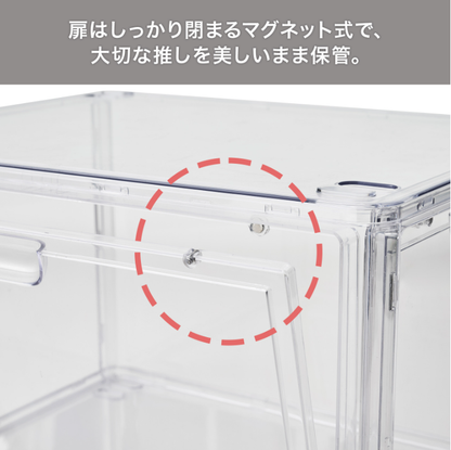 TENMA Clear Display Case Set (3 / 4 Tier Stackable)