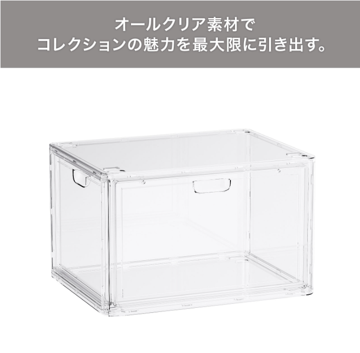 TENMA Clear Display Case Set (3 / 4 Tier Stackable)